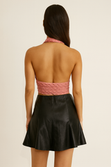 halter crop top