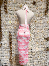 Miriam Tie-Dye Midi Dress (Pink)