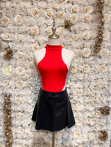 Charlotte High Leg Bodysuit (Red)