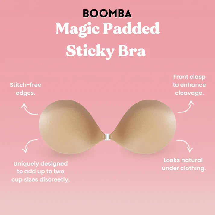 padded sticky bra