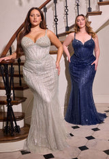 sheer corset-style bodice and sweetheart neckline.
