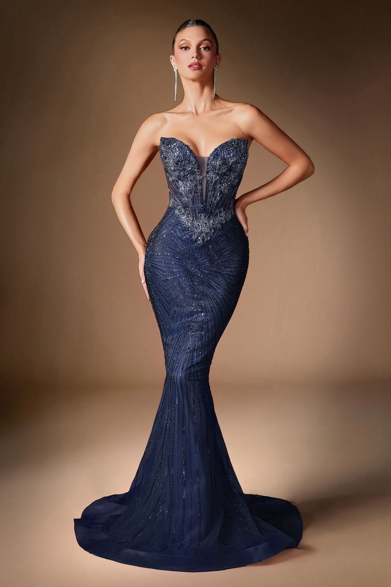 embellished gown