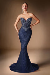 embellished gown