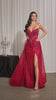 embellished gown with overskirt