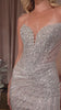 embellished gown with overskirt