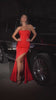 strapless soft satin dress