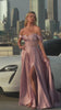 A-line gown combines a strapless sweetheart neckline with removable off-the-shoulder straps 