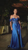 A-line gown combines a strapless sweetheart neckline with removable off-the-shoulder straps 