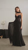  gown features a sweetheart illusion neckline paired with a shimmering, intricately beaded bodice 