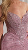 embellished gown with overskirt