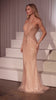  this fitted gown showcases a halter keyhole neckline and is fully adorned with shimmering sequins and beads for a dazzling effect