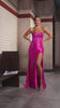 fitted gown, designed with a sculpted sweetheart neckline and a shimmering fully-beaded design