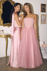 A-line gown blends dreamy volume with modern structure