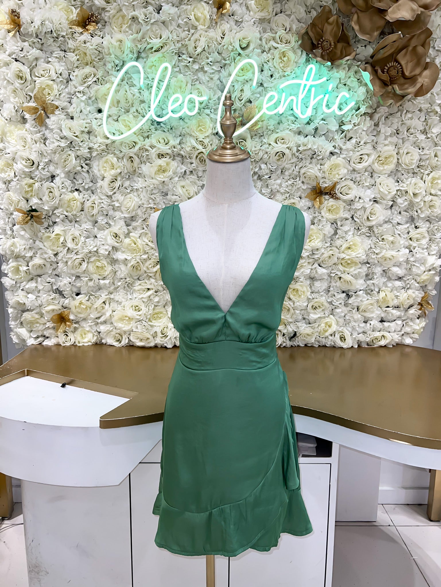 My jewel mini hot sale dress forest green